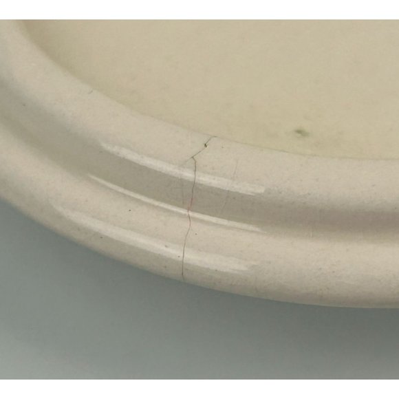 Vintage Ceramic Footed Trinket Box w/ Lid, Blue Floral PH Signed Mid-Century - Picture 9 of 13